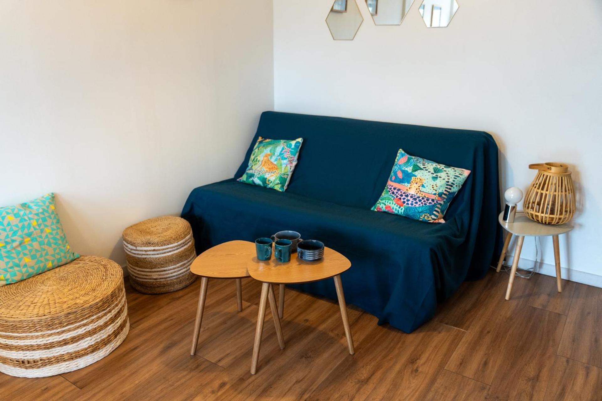 Bleu Bonheur, Appartement Cosy Au Coeur De La Baie Сен-Валери-сюр-Сомм Экстерьер фото