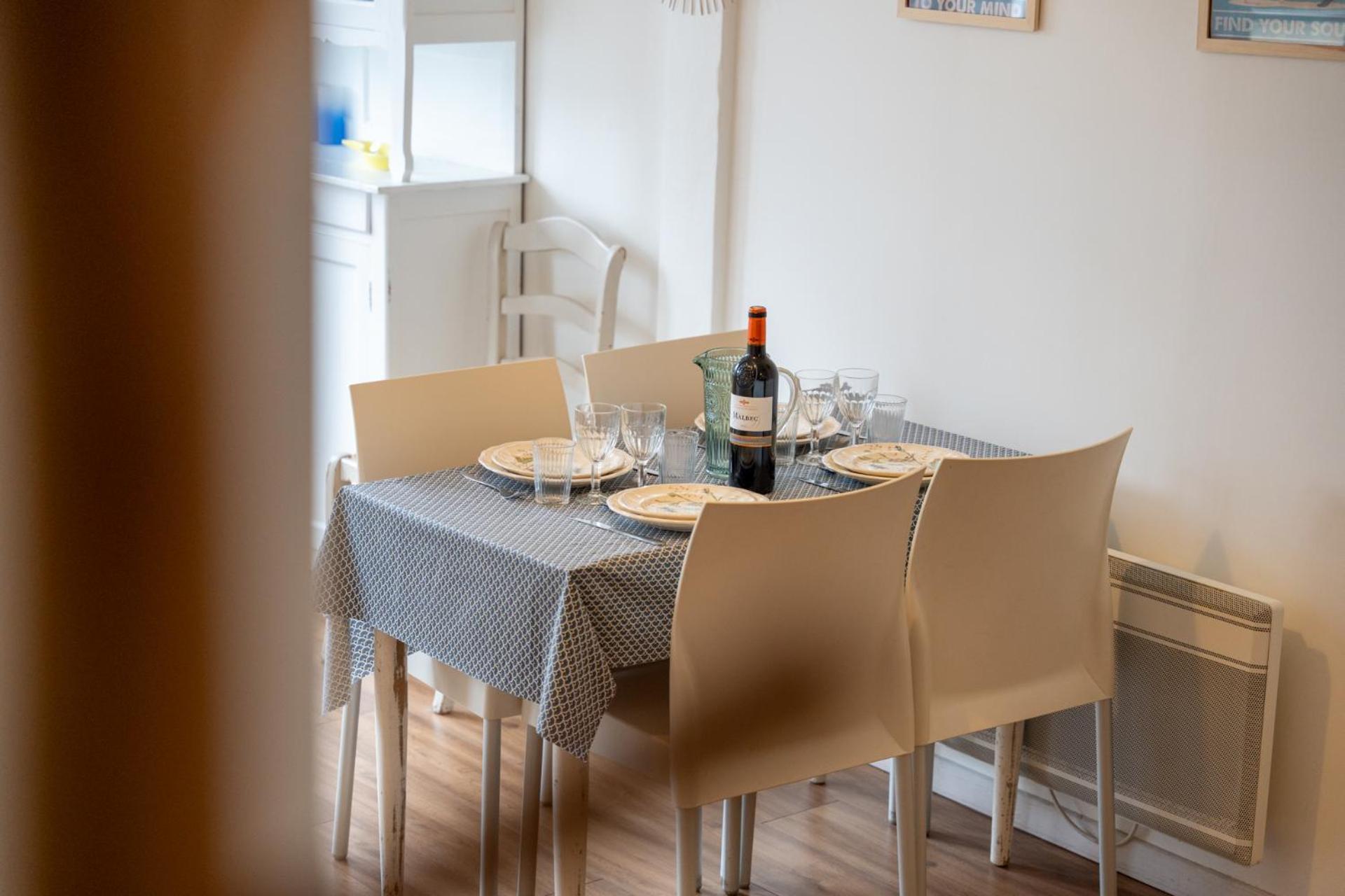 Bleu Bonheur, Appartement Cosy Au Coeur De La Baie Сен-Валери-сюр-Сомм Экстерьер фото